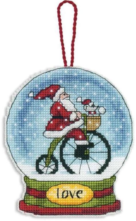 25 Awesome Cross Stitch Christmas Ornaments Ideas - MagMent