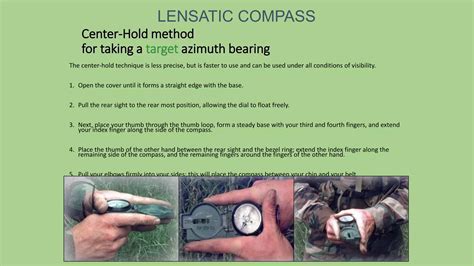 Image result for Engineer Lensatic Compass Instructions