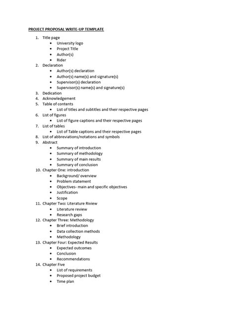 Image result for Project Proposal Summary Example