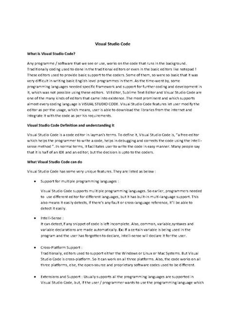 Image result for Visual Studio Code About PDF