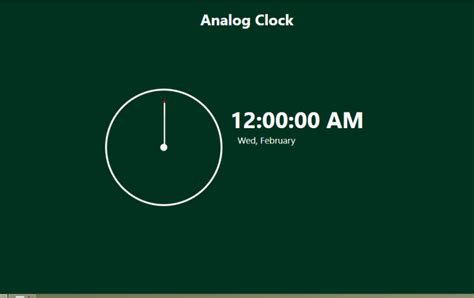 Image result for Analog Clock HTML Project