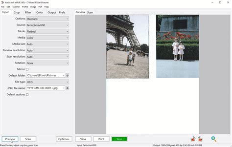 Toradh íomhá ar VueScan Scan and Send to Computer