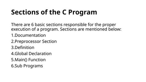 Explain the C Programming Structure with Diagram に対する画像結果