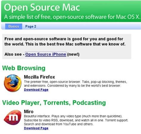 Image result for Open Source Software for Mac