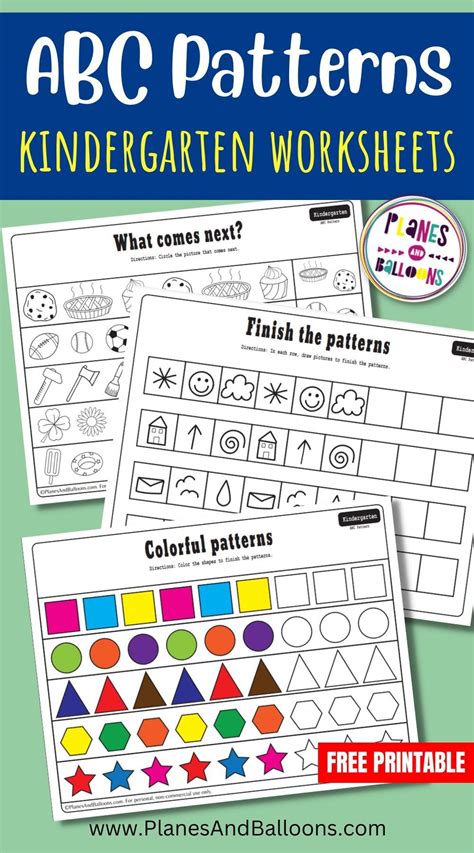 Image result for ABCD Pattern Worksheet