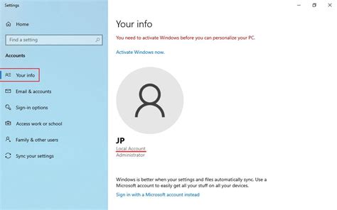 Image result for Image for Local Account