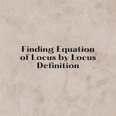 Locus Examples に対する画像結果