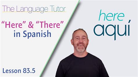 Image result for The Language Tutor Spanish Lesson 5