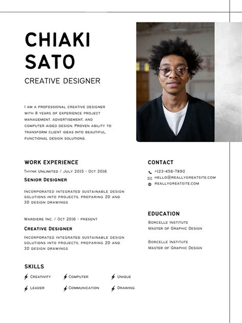 Image result for Resume Examples PDF