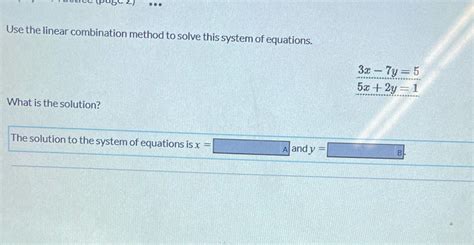 Afbeeldingsresultaten voor Linear Combination Method System of Equations