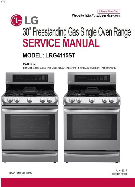 Image result for Gas Range LG Lrg4115st Repair