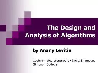 Afbeeldingsresultaten voor Design and Analysis of Algorithms Notes Simple