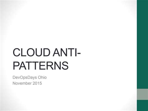 Cloud Native Anti-Patterns に対する画像結果