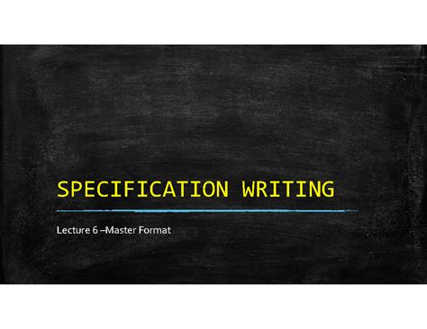 Image result for Que ES MasterFormat