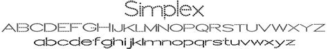 Image result for Simplex Font