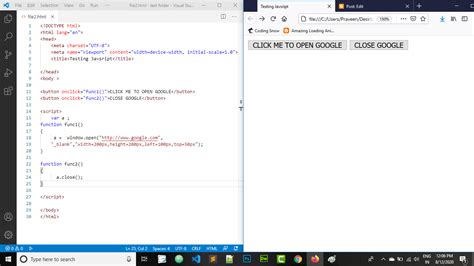 HTML Window に対する画像結果