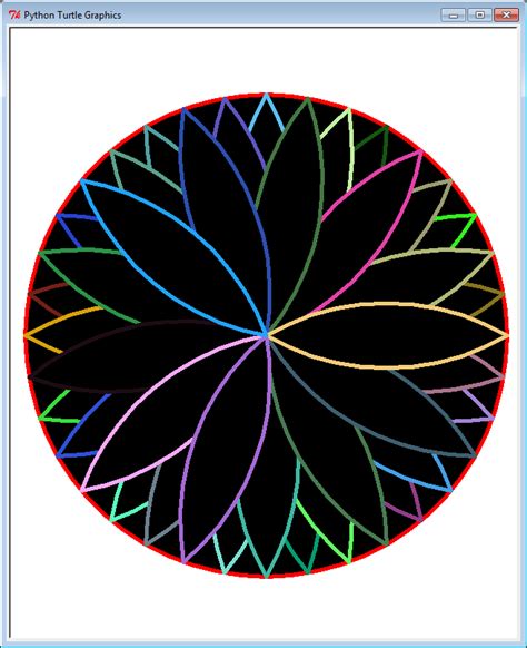 Rosace Turtle Python に対する画像結果