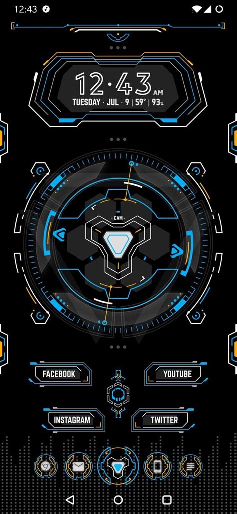 Toradh íomhá ar High-Tech Android Screen