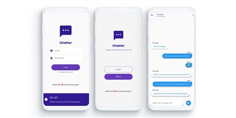 UI Chat Flutter に対する画像結果