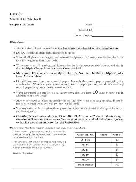 Image result for Math Exam Sample