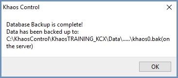 Successful Database Backup కోసం చిత్ర ఫలితం