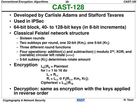 Toradh íomhá ar CAST-128 Algorithm in Cryptography Notes Handwritten Notes