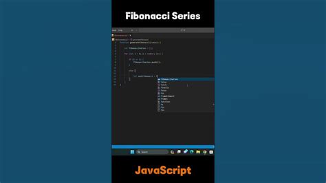 Image result for Fibonacci Series in JavaScript