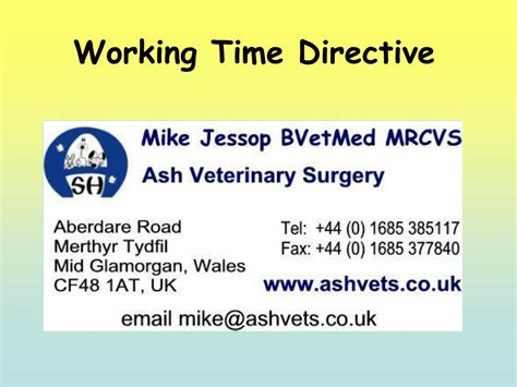 Image result for Working Time Directive Poster