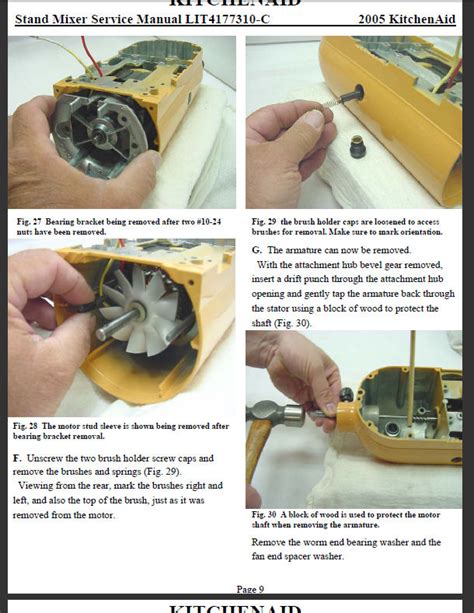 KitchenAid Mixer K5SS Repair に対する画像結果