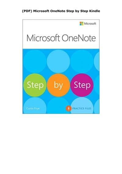 Afbeeldingsresultaten voor Step by Step OneNote