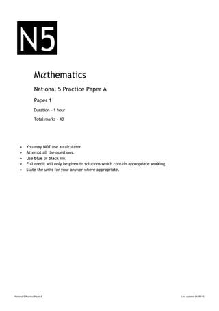 Image result for N5 Computer Practice Word Paper 1