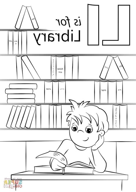 Printable Library Coloring Pages కోసం చిత్ర ఫలితం