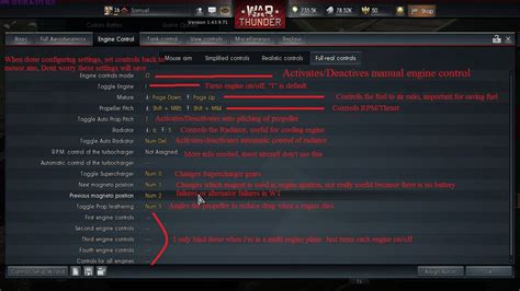 Image result for War Thunder Controls PC