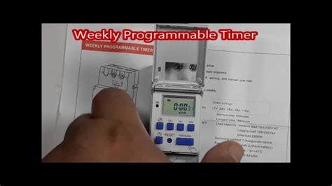 How to program Digital switch timer - YouTube