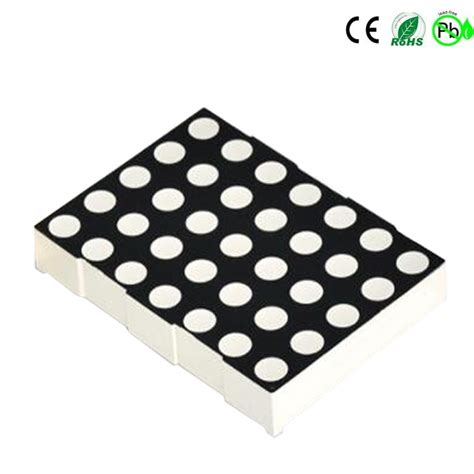 Toradh íomhá ar 5X7 LED Matrix