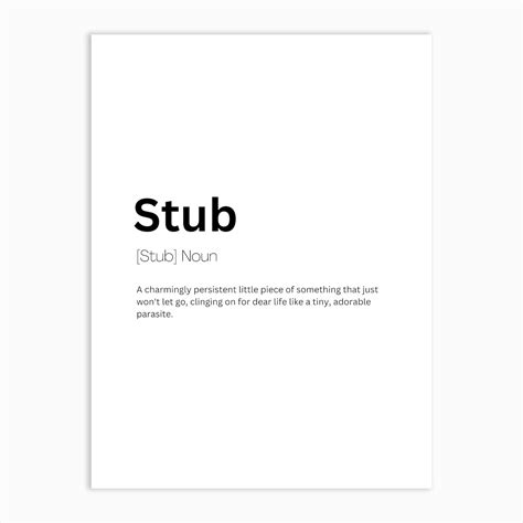 Image result for Stub Structure
