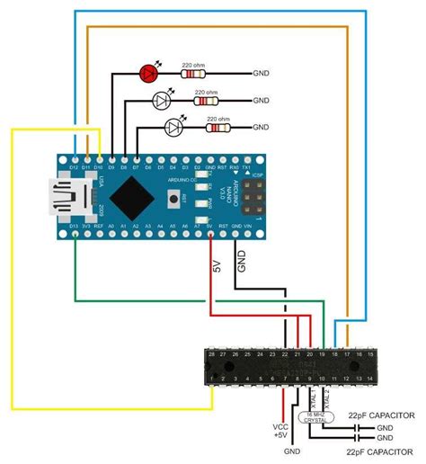 Image result for Arduino Nano ISP Pinout
