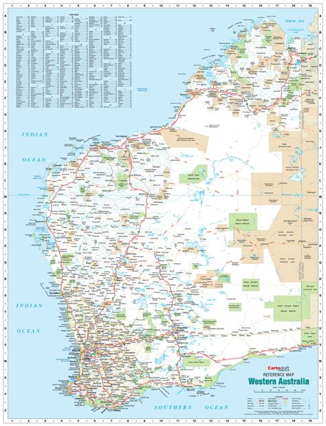 Image result for Map of West Australia