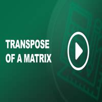 Image result for Example of Transpose