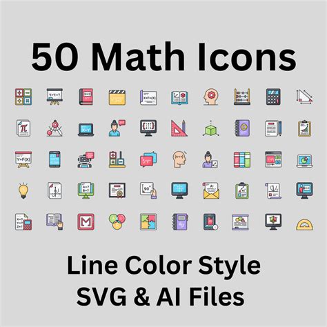 Image result for Math Icon Set