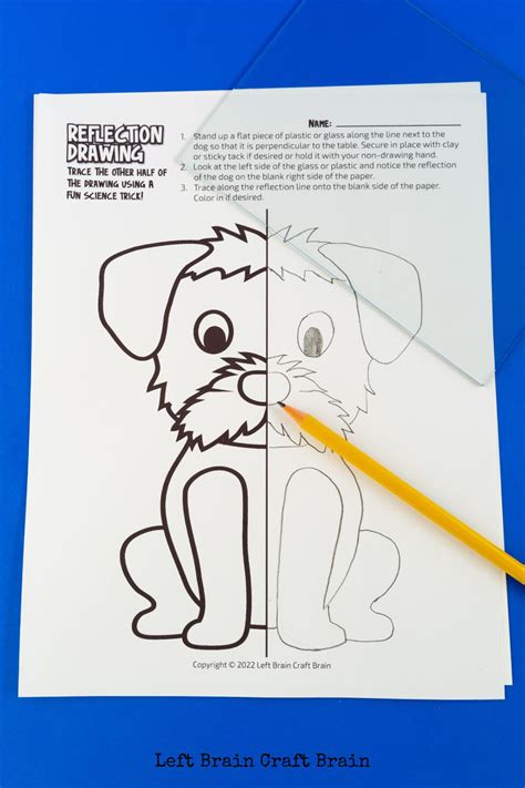 Toradh íomhá ar Drawing Glass Reflection