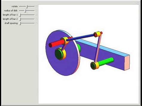 Toradh íomhá ar Four-Bar Linkage Design