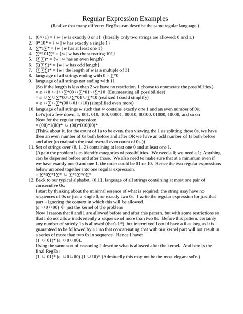 Toradh íomhá ar Regular Expressions Computer Science