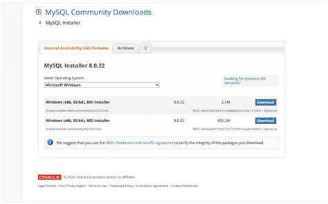 Toradh íomhá ar MySQL Workbenh Download for Windows