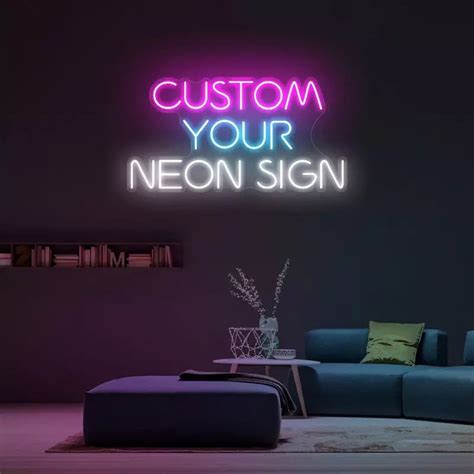 Custom Neon Sign Inspirational Quote Neon Sign Bedroom LED - Etsy