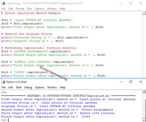 Image result for Python Capitalize String