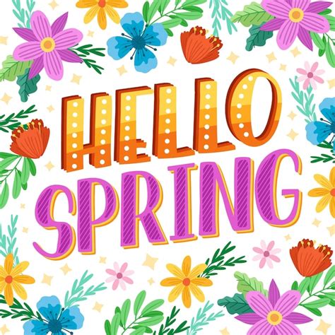 Image result for Hello Spring Drawing