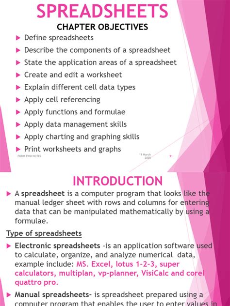 Image result for Spreadsheet Topic Form 2 Notes