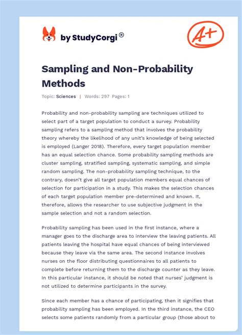 Non Probability Sampling Method Example with Picture に対する画像結果
