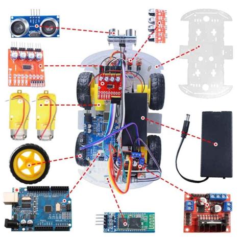 Arduino Uno Robot Car Code に対する画像結果